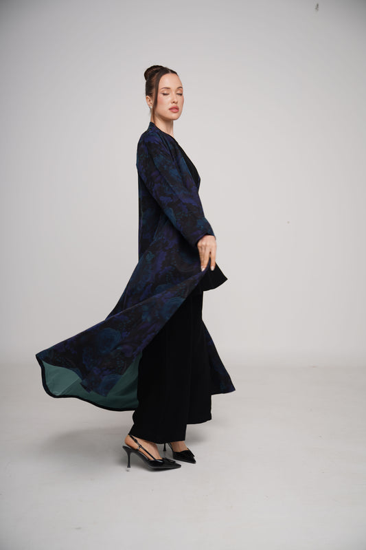 Abaya Sada Cloth Priting