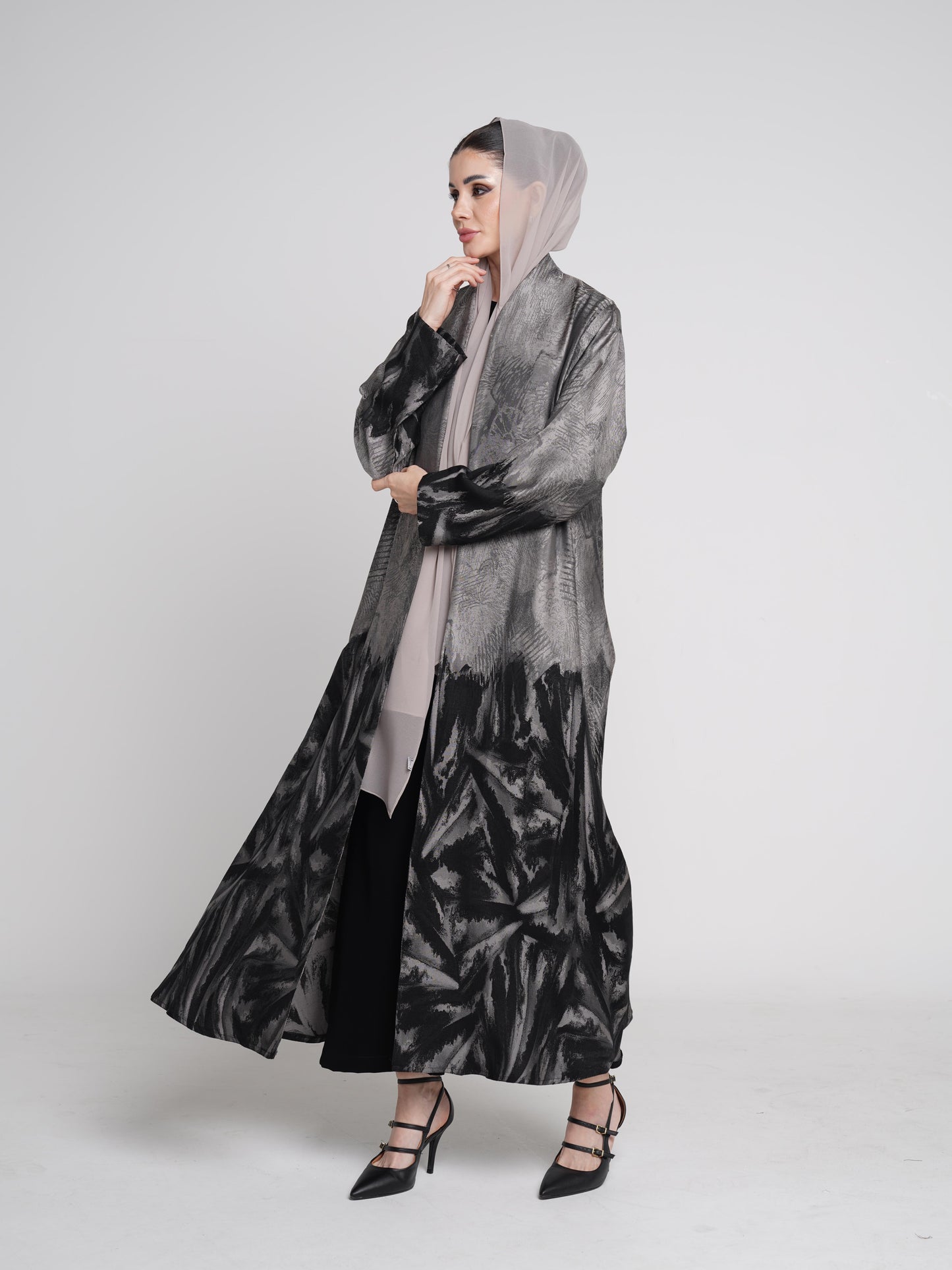 Abaya Double Gray Shades
