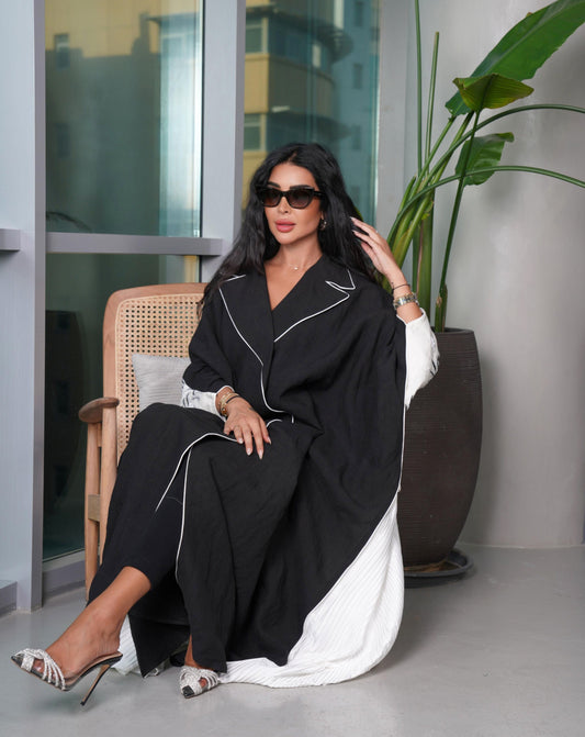 Abaya Front Brem Tatreez