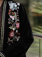 Velvet Embroidery Abaya
