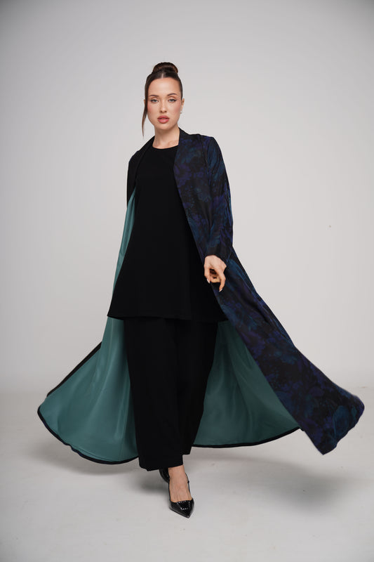 Abaya Sada Cloth Priting
