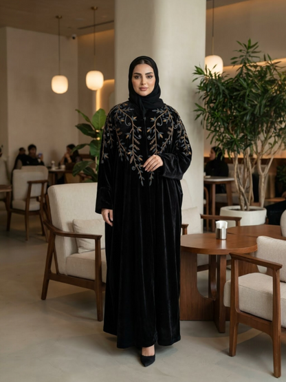 Winter Valvet Abaya