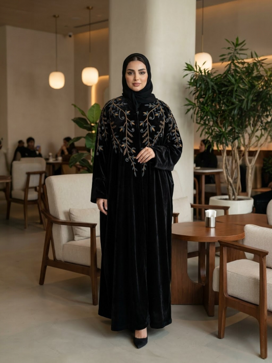 Winter Valvet Abaya