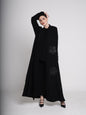 Black Abaya with Beads