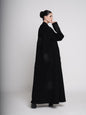 Black Abaya with Beads