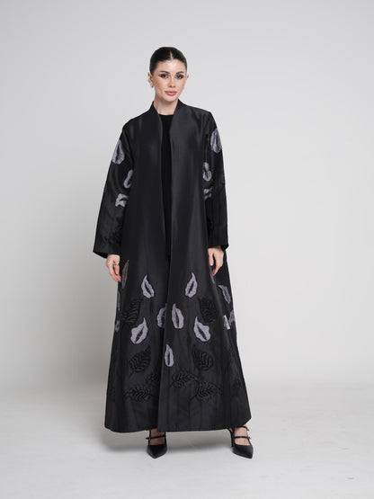 Flower Inserted Abaya
