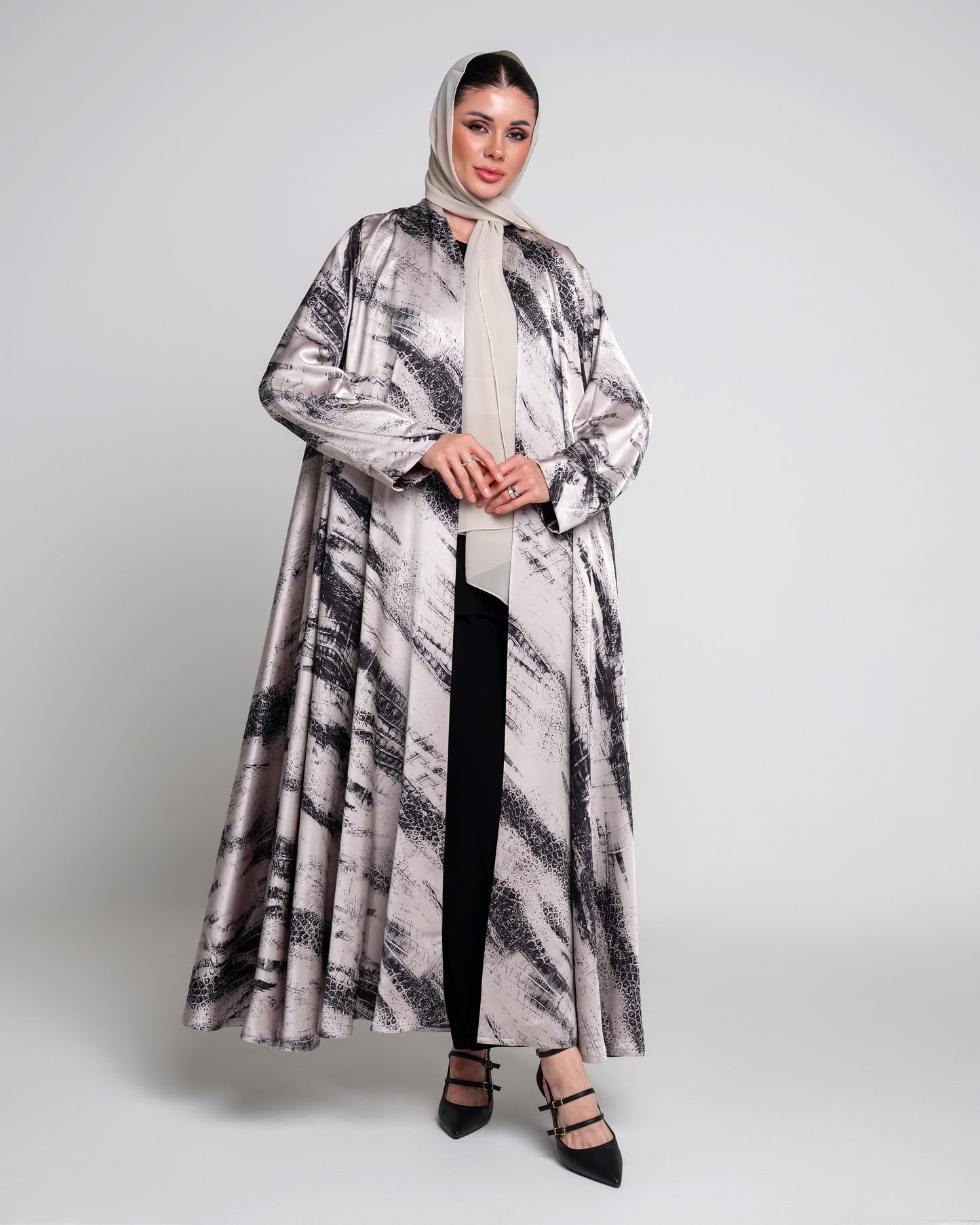 Stylish Double Shade Abaya