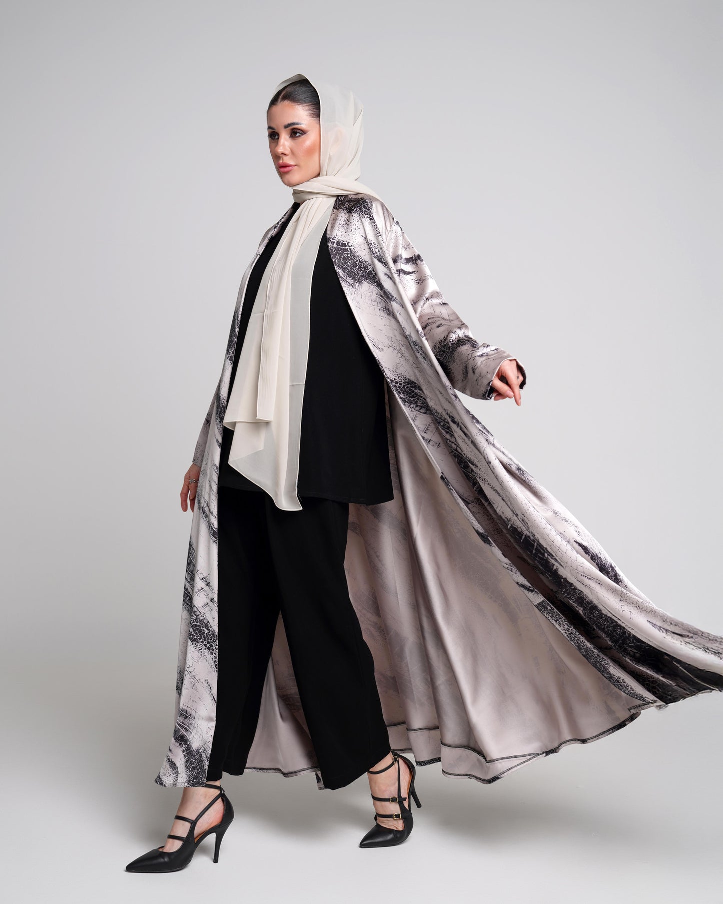 Stylish Double Shade Abaya
