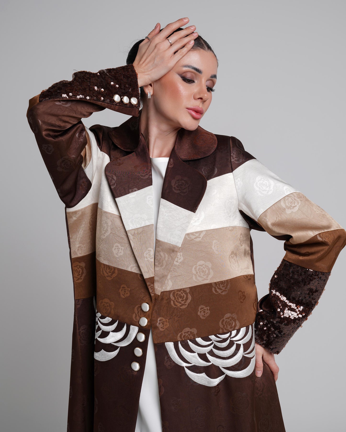 Abaya Blazer Front Button