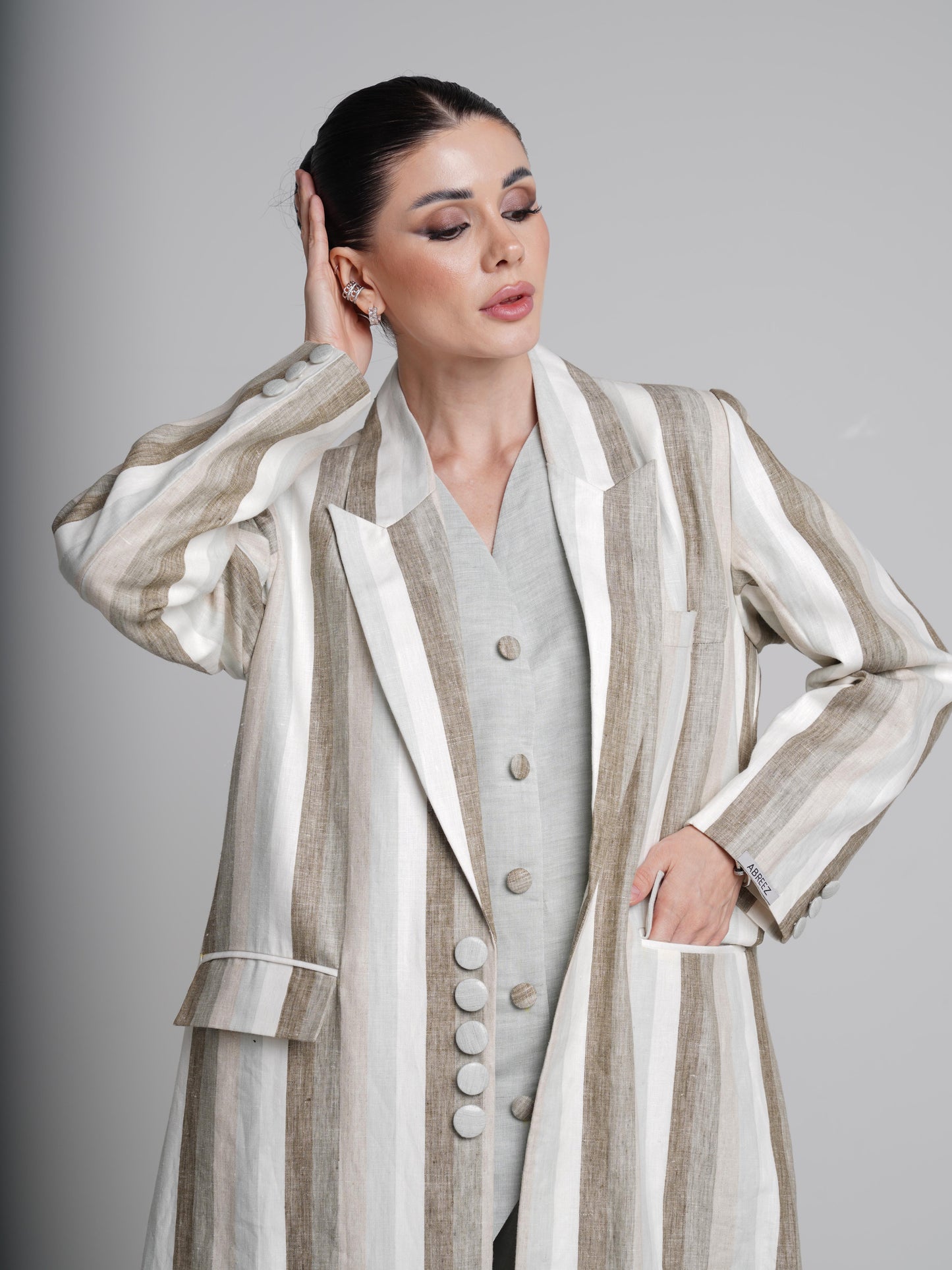 Abaya Blazer Gasa Back