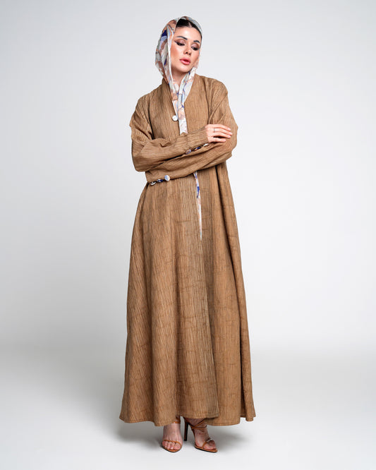colour Double shade Modest Abaya