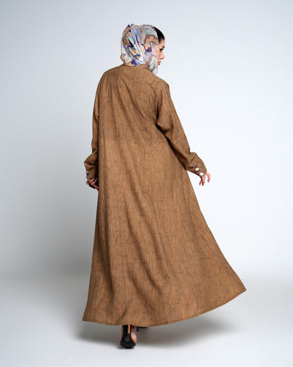 colour Double shade Modest Abaya