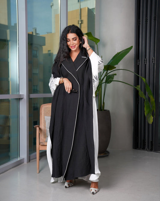 Abaya Front Brem Tatreez