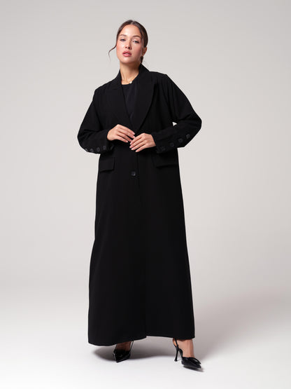 Velour Blazer Abaya