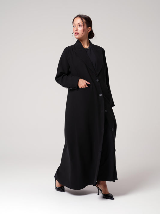 Velour Blazer Abaya