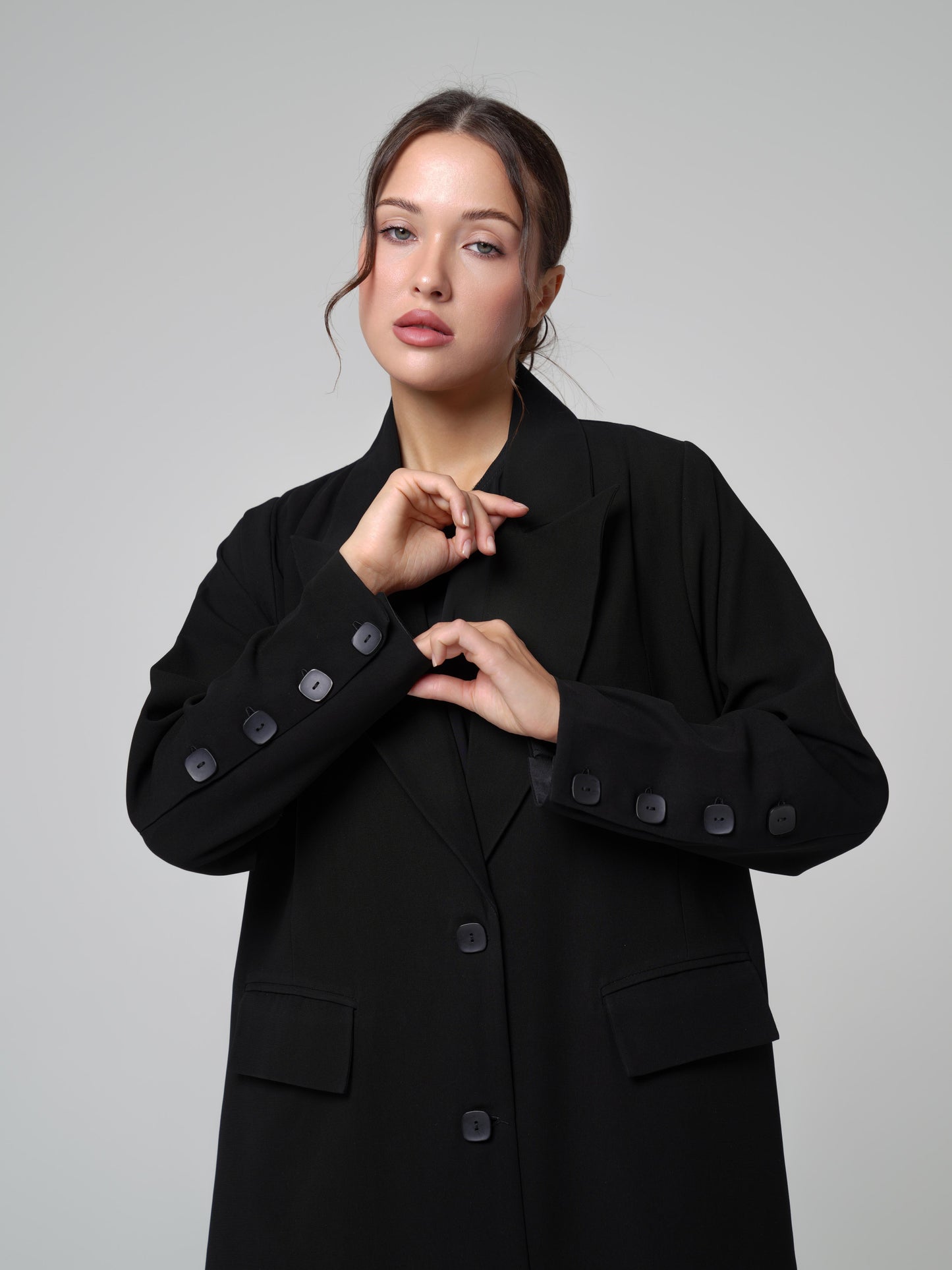 Velour Blazer Abaya