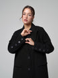 Velour Blazer Abaya