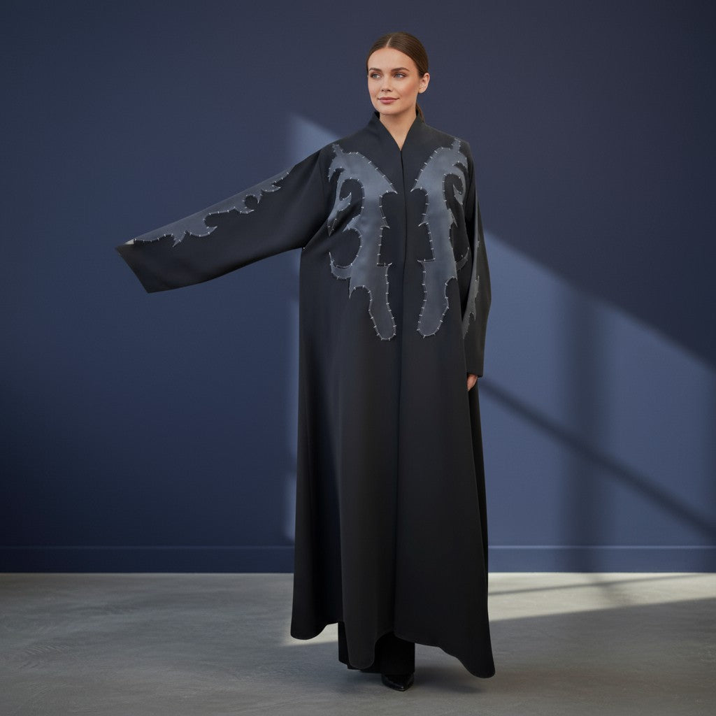 Simple Emboss Abaya