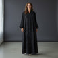 Black Embroidery Abaya
